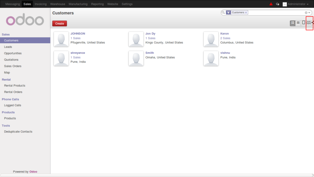 Odoo 8 – Google Map Features In Odoo Sales Order - Pragmatic Techsoft