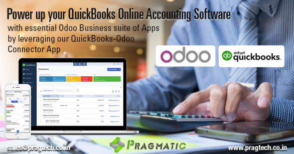 Power up your QuickBooks Online Accounting Software with essential Odoo Business suite of Apps by leveraging  our QuickBooks-Odoo Connector App