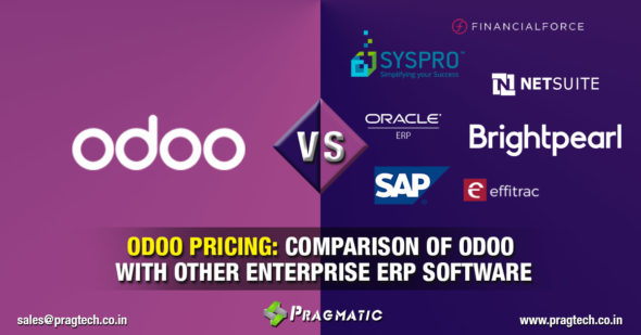 Odoo Pricing: Comparison of Odoo with other Enterprise ERP Software