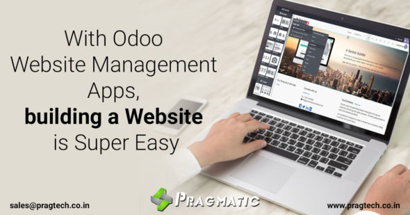 With Odoo Website Management Apps, building a Website is Super Easy