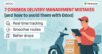 7 common delivery management mistakes (and how to avoid them with Odoo)