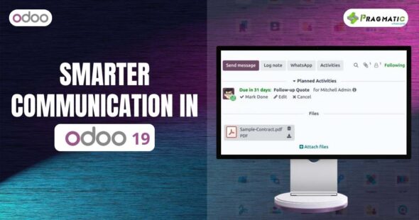 Smarter communication in Odoo 19 – Chatter gets CC replies, AI drafting & Voice transcription