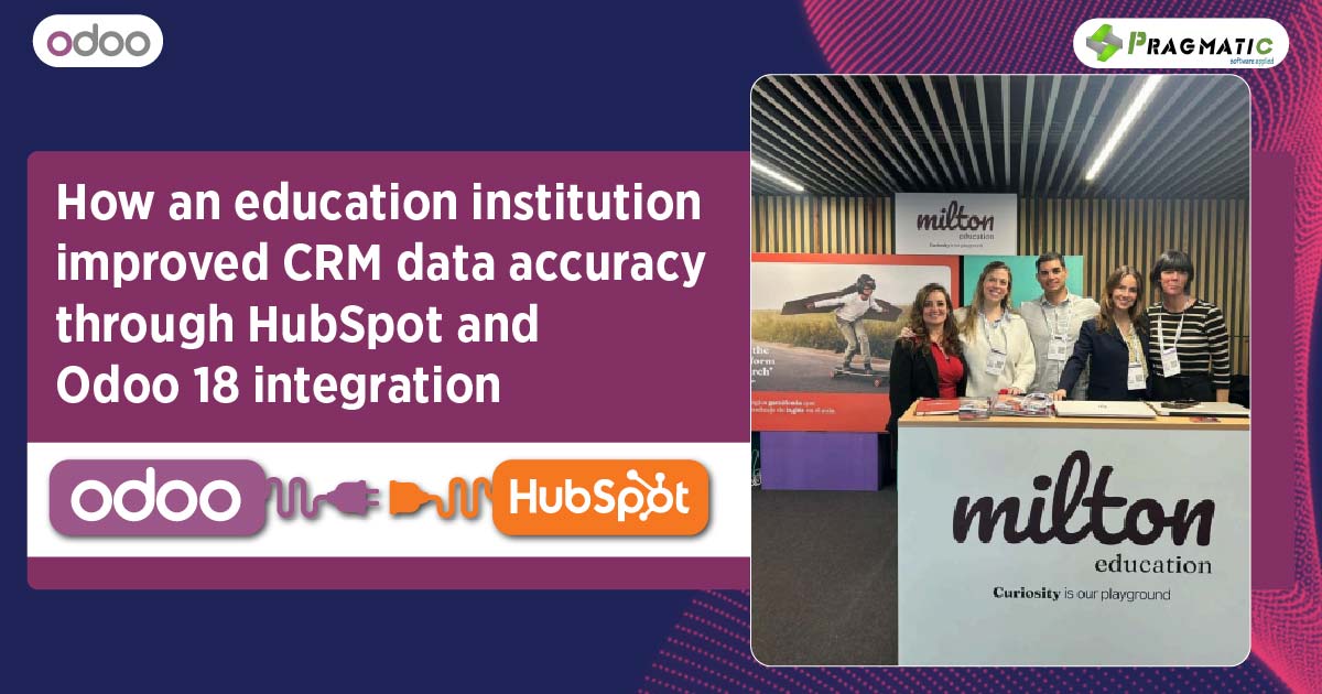 How an education institution improved CRM data accuracy through HubSpot and Odoo 18 integration