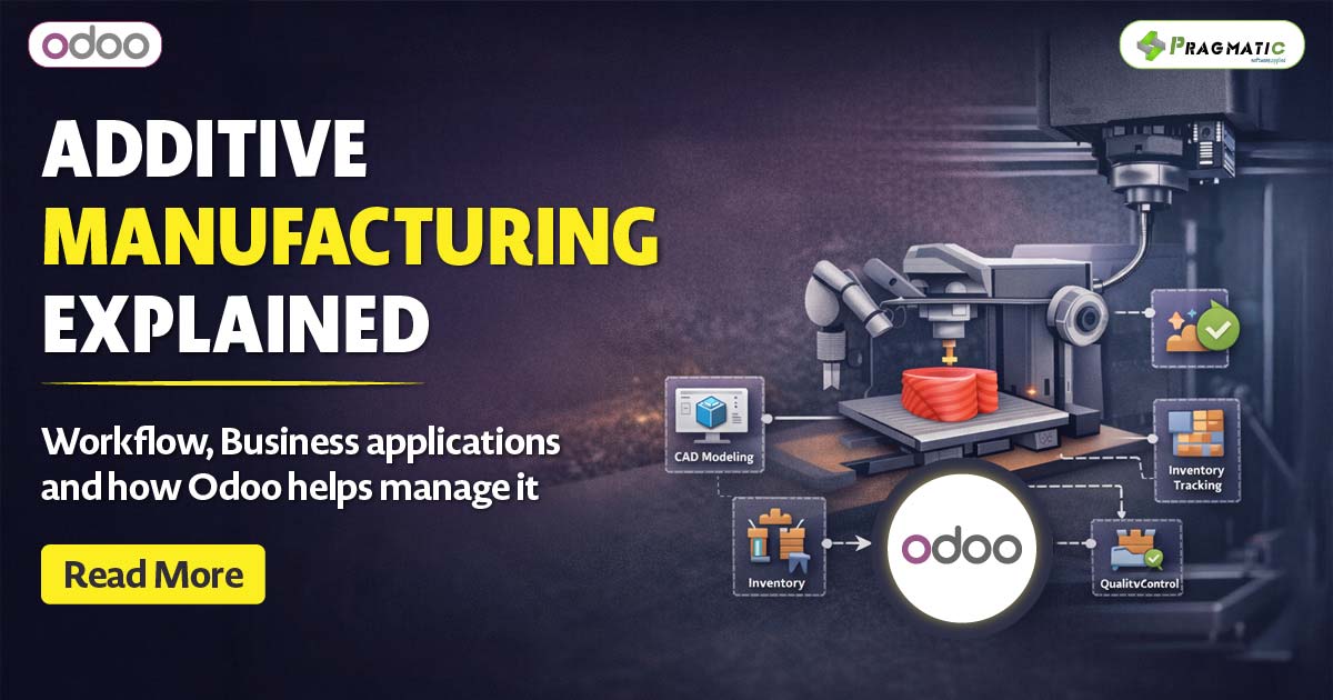 Additive Manufacturing explained : Workflow, Business applications and how Odoo helps manage it